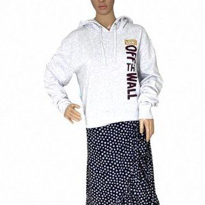 VANS Sidewall Stamp Off The Wall Grey Hoodie VN0A5HJN15P W